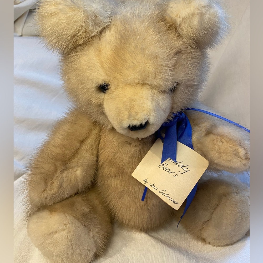 Vintage Mink Upcycled Handmade Limited Edition Teddy!!!